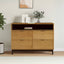 kommode FLAM 110x40x80 cm massivt fyrretræ