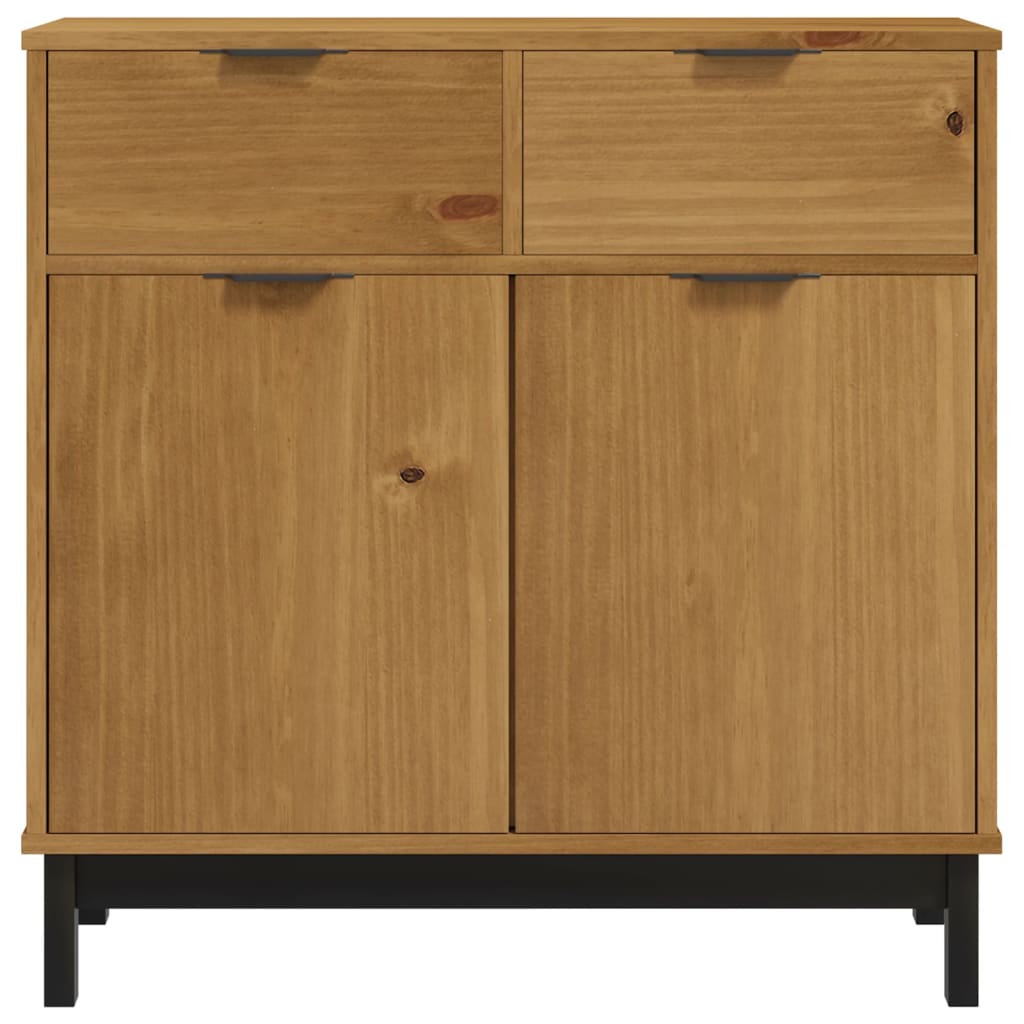 skænk FLAM 80x40x80 cm massivt fyrretræ