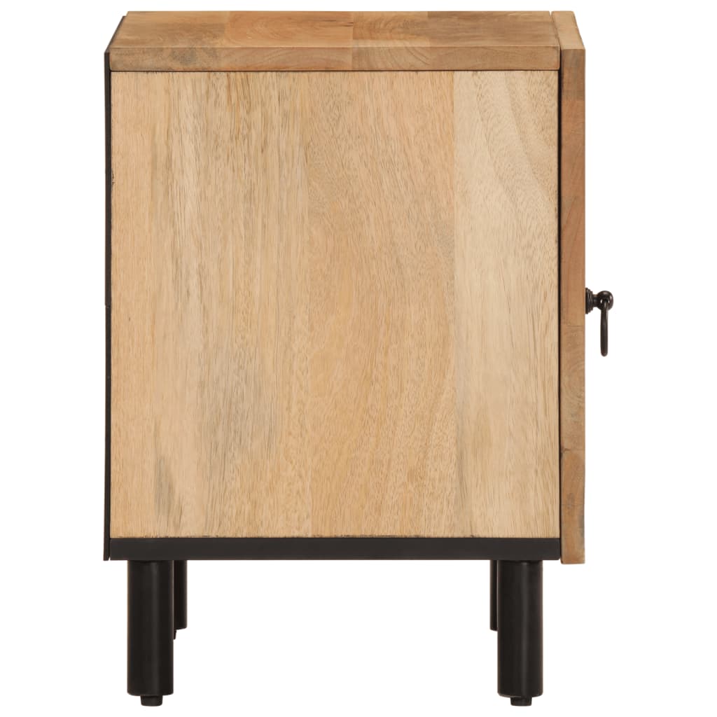 sengebord 40x33x46 cm massivt mangotræ