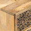 sengeborde 2 stk. 40x33x46 cm massivt mangotræ