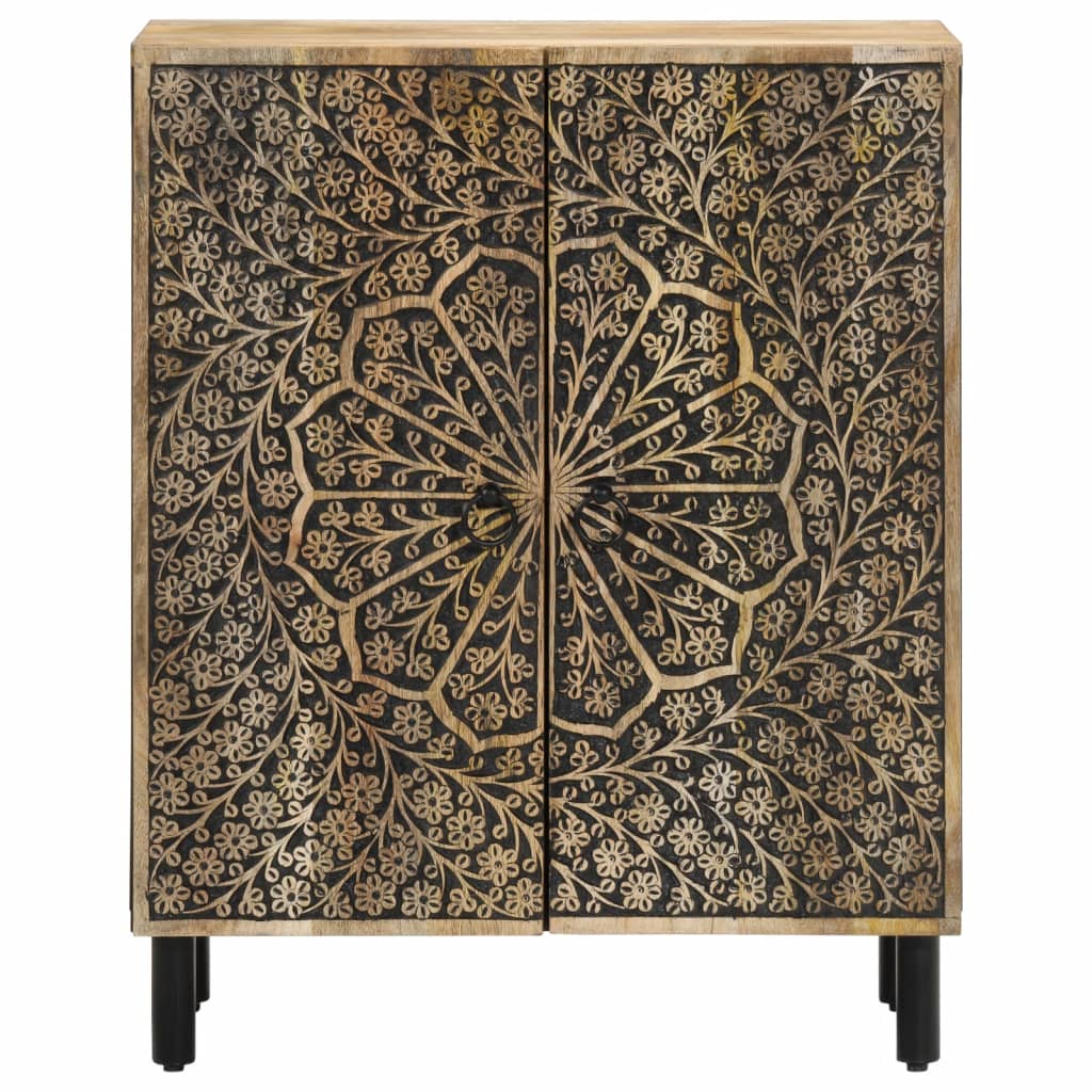 skab 60x33x75 cm massivt mangotræ