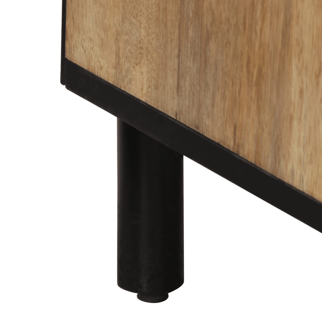skab 60x33x75 cm massivt mangotræ