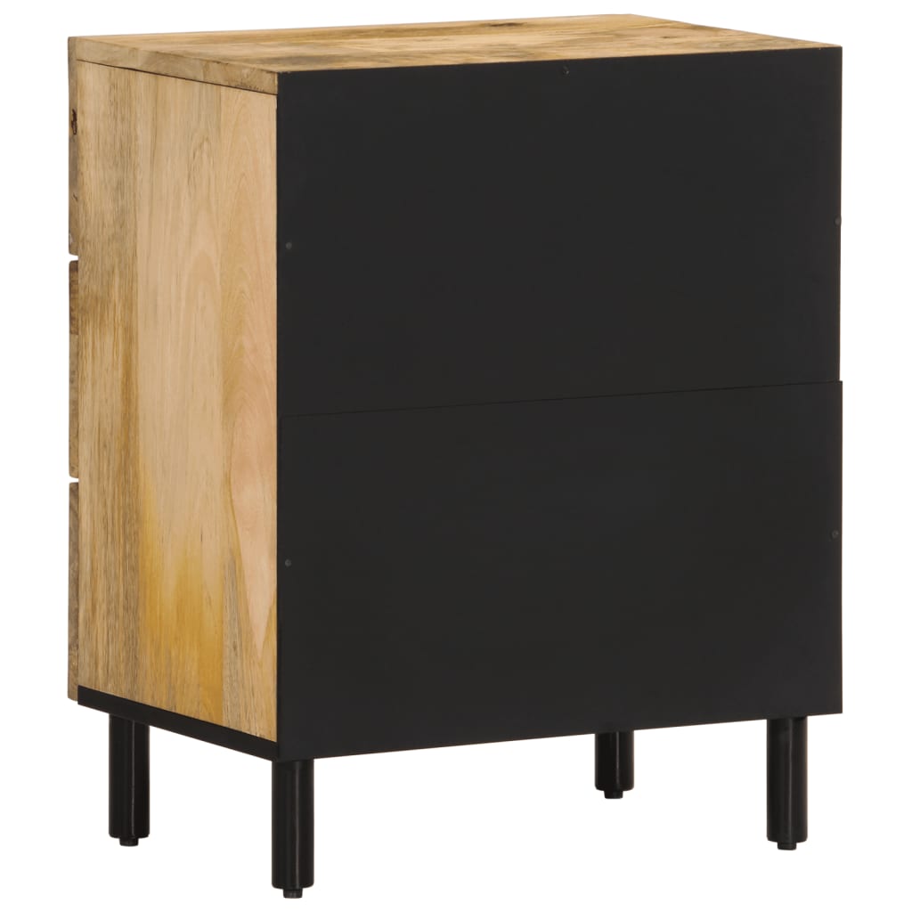 sengebord 50x33x60 cm massivt mangotræ