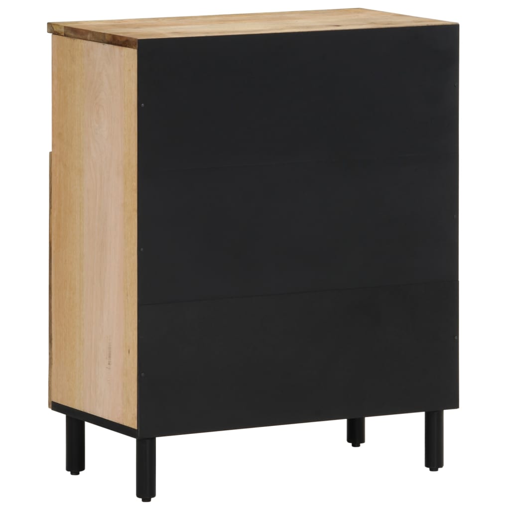 skab 60x33x75 cm massivt mangotræ