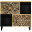 skab 80x33x75 cm massivt mangotræ