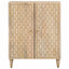 skab 60x33x75 cm massivt mangotræ