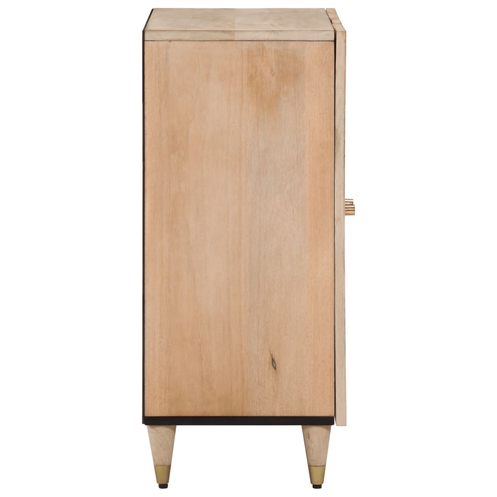 skab 60x33x75 cm massivt mangotræ