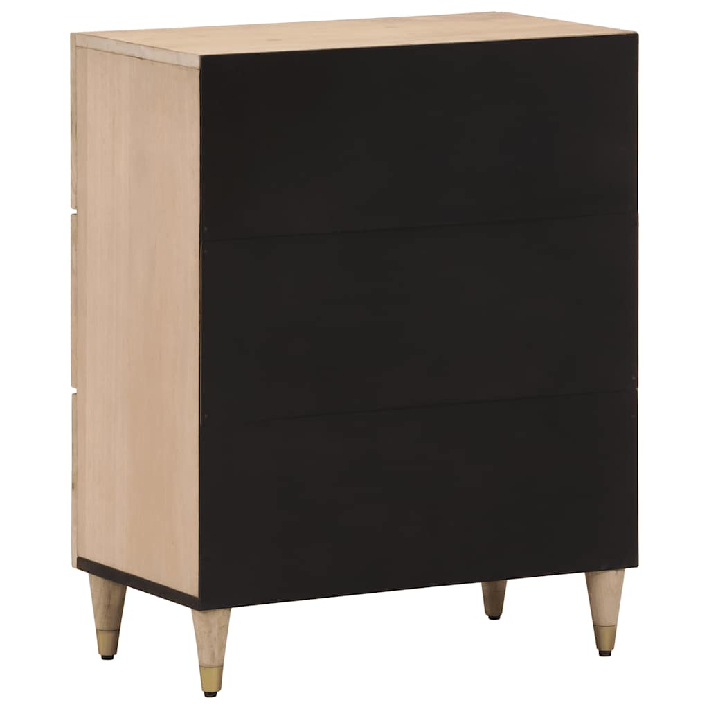 skab 60x33x75 cm massivt mangotræ