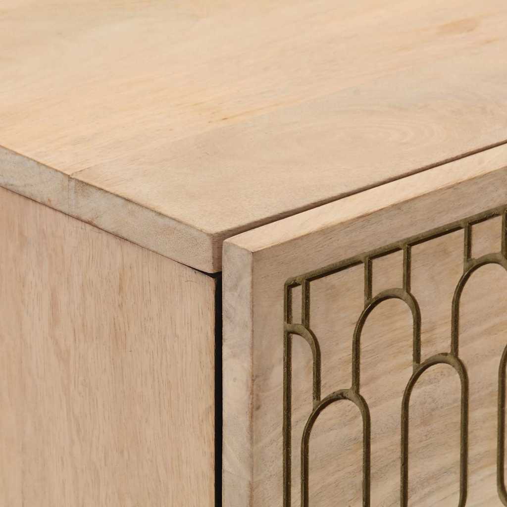 skab 60x33x75 cm massivt mangotræ