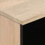sengeborde 2 stk. 40x33x46 cm massivt mangotræ