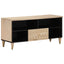 tv-bord 100x33x46 cm massivt mangotræ