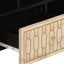 tv-bord 100x33x46 cm massivt mangotræ