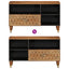 tv-bord 80x33x46 cm massivt mangotræ