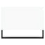 sofabord 90x50x36,5 cm konstrueret træ hvid