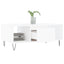 sofabord 90x50x36,5 cm konstrueret træ hvid