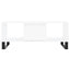 sofabord 90x50x36,5 cm konstrueret træ hvid