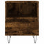 sengeborde 2 stk. 40x35x50 cm røget egetræsfarve