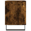 sengebord 40x35x50 cm konstrueret træ røget egetræsfarve