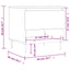 sofabord 50x46x50 cm konstrueret træ hvid