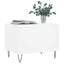 sofabord 60x44,5x45 cm konstrueret træ hvid