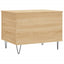 sofabord 60x44,5x45 cm konstrueret træ sonoma-eg