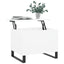 sofabord 60x44,5x45 cm konstrueret træ hvid