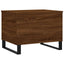 sofabord 60x44,5x45 cm konstrueret træ brun egetræsfarve