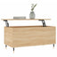 sofabord 90x44,5x45 cm konstrueret træ sonoma-eg