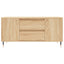 sofabord 102x44,5x50 cm konstrueret træ sonoma-eg