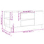 sofabord 102x44,5x50 cm konstrueret træ sonoma-eg