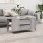 sofabord 102x44,5x50 cm konstrueret træ grå sonoma-eg