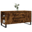 sofabord 102x44,5x50 cm konstrueret træ røget egetræsfarve