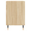 tv-bord 100x35x55 cm konstrueret træ sonoma-eg
