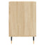 tv-bord 160x35x55 cm konstrueret træ sonoma-eg