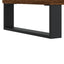 skoskab 102x36x60 cm konstrueret træ brun egetræ