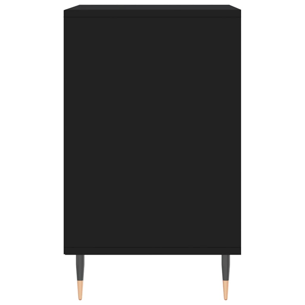 skoreol 102x36x60 cm konstrueret træ sort