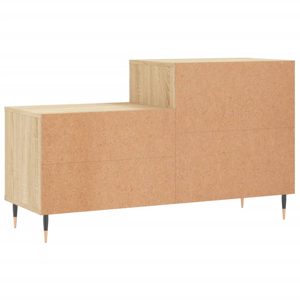 skoreol 102x36x60 cm konstrueret træ sonoma-eg