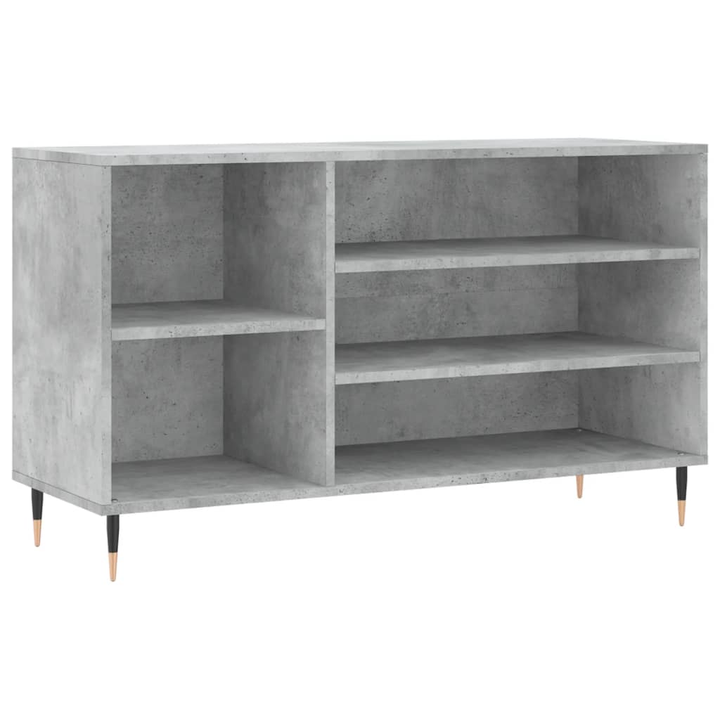 skoreol 102x36x60 cm konstrueret træ betongrå