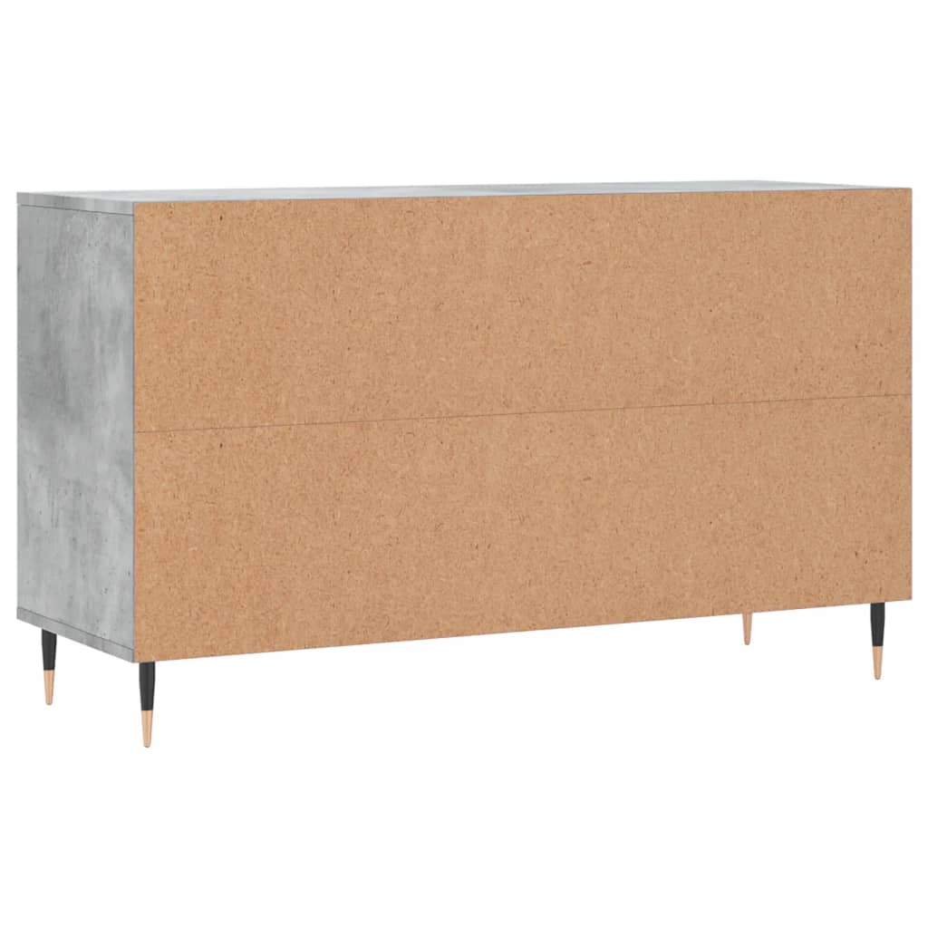 skoreol 102x36x60 cm konstrueret træ betongrå