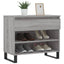 skoskab 102x36x60 cm konstrueret træ grå sonoma-eg