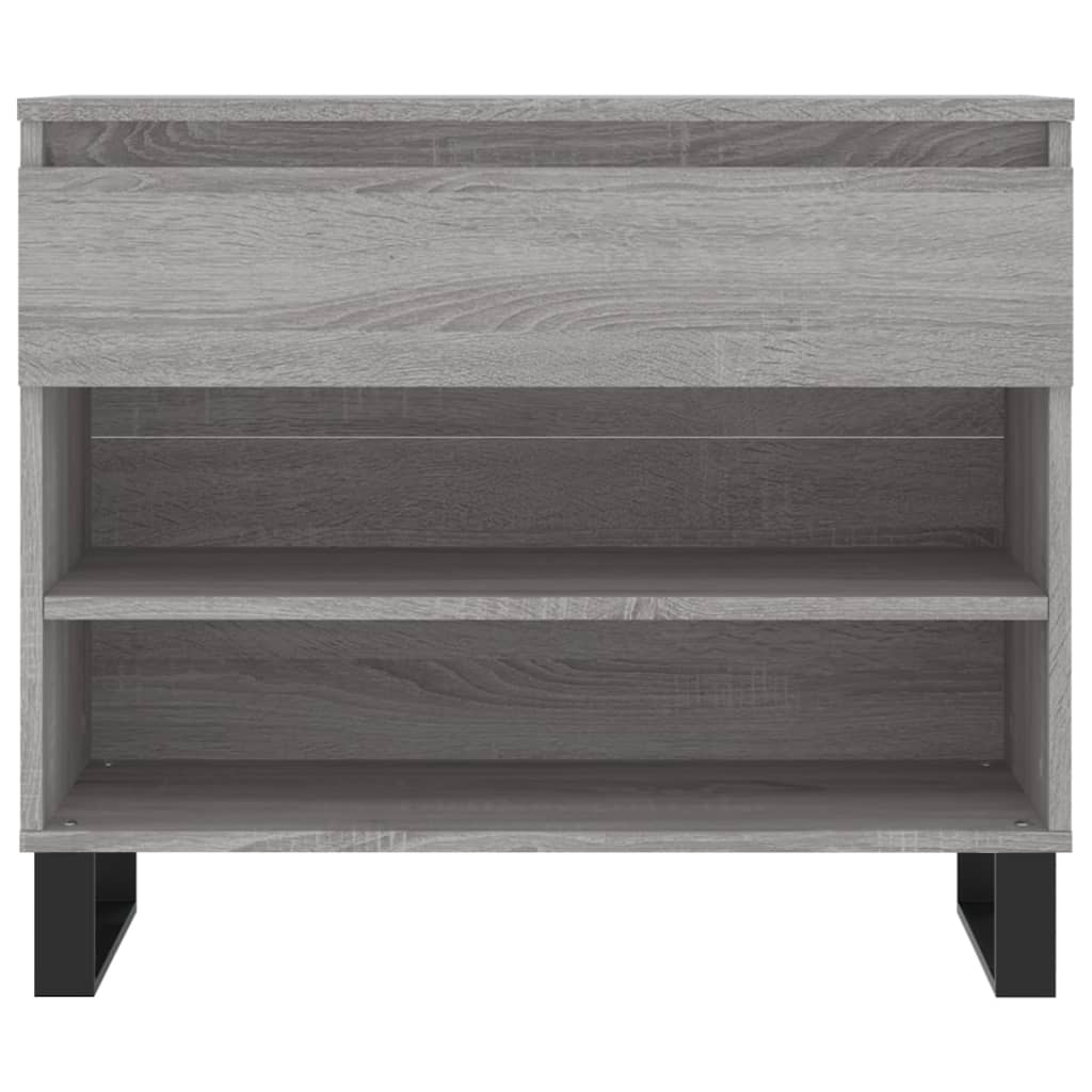 skoskab 102x36x60 cm konstrueret træ grå sonoma-eg