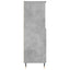 skab 60x36x110 cm konstrueret træ Betongrå