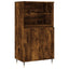skab 60x36x110 cm konstrueret træ Røget egetræ