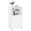 skab 60x36x110 cm konstrueret træ hvid