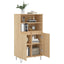 skab 60x36x110 cm konstrueret træ Sonoma-eg
