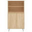 skab 60x36x110 cm konstrueret træ Sonoma-eg