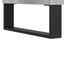skab 60x36x110 cm konstrueret træ Betongrå