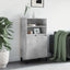 skab 60x36x110 cm konstrueret træ Betongrå