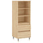 skab 40x36x110 cm konstrueret træ Sonoma-eg