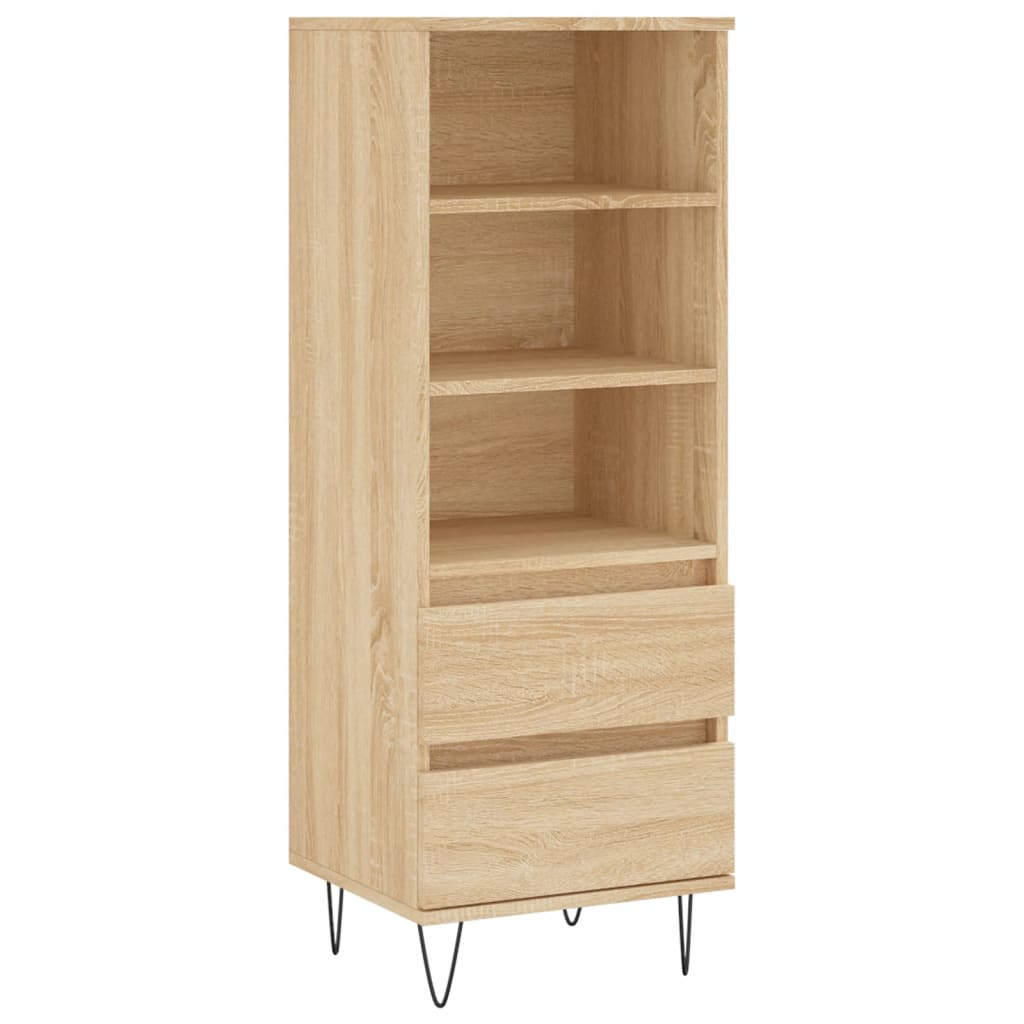skab 40x36x110 cm konstrueret træ Sonoma-eg